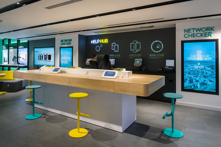 Quinine Designs New Showcase Stores for EE