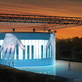720 Degrees Monumental Installation by Ron Arad in Israel Museums Art Garden