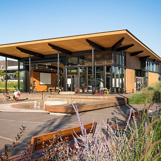 The Hangar at Kenmore Town Green by Graham Baba Architects