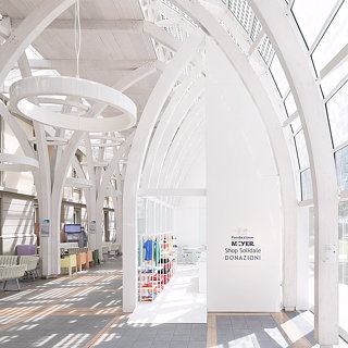 Margine Designs Pavilion for Meyer Pediatric Hospital Foundation in Florence